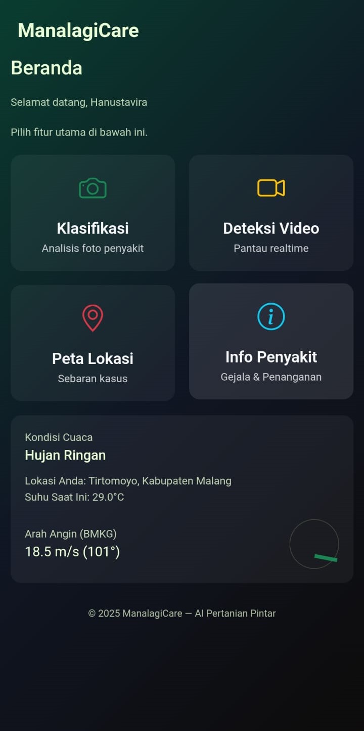 Tangkapan layar aplikasi